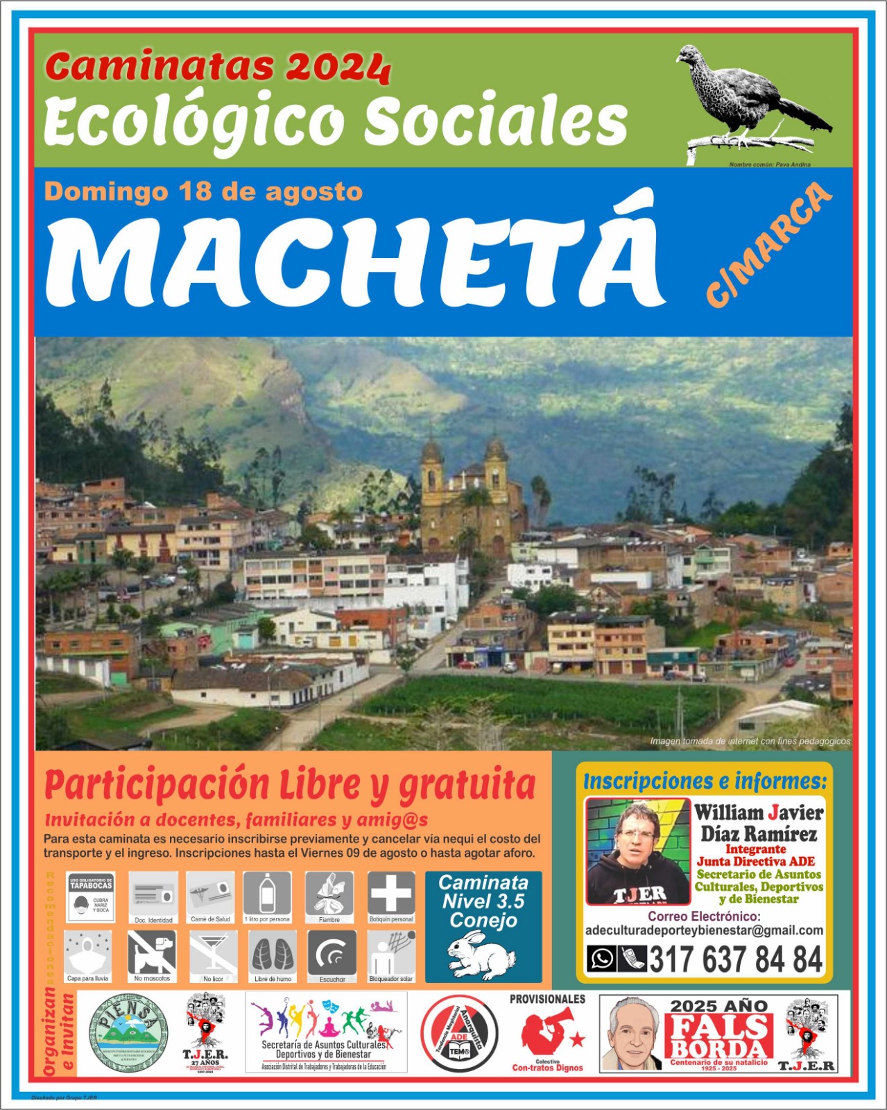 INSCRIPCIONES CAMINATA MACHETÁ