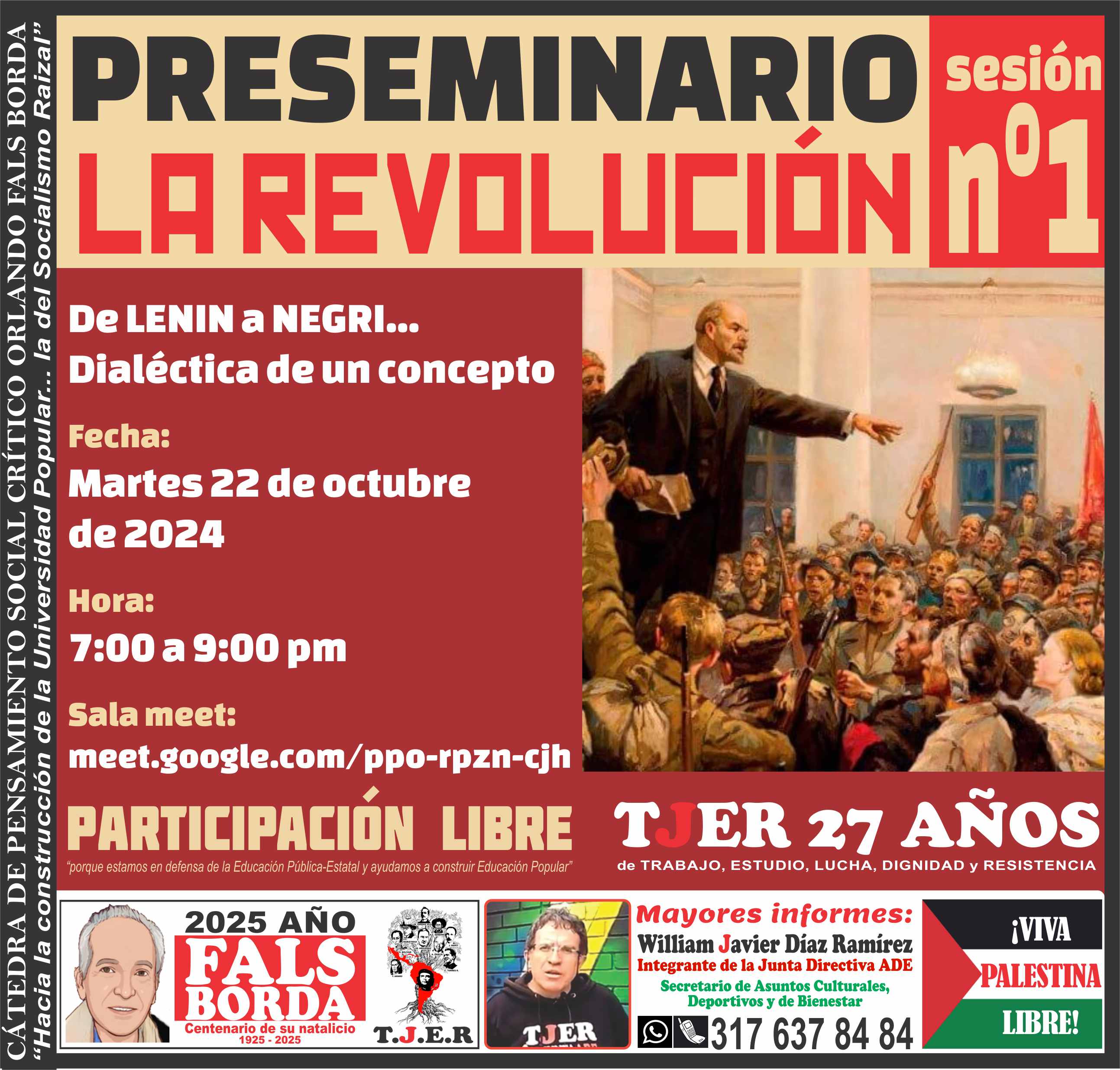 Preseminario n°1 LA REVOLUCIÓN: de LENIN a NEGRI…Dialéctica de un concepto