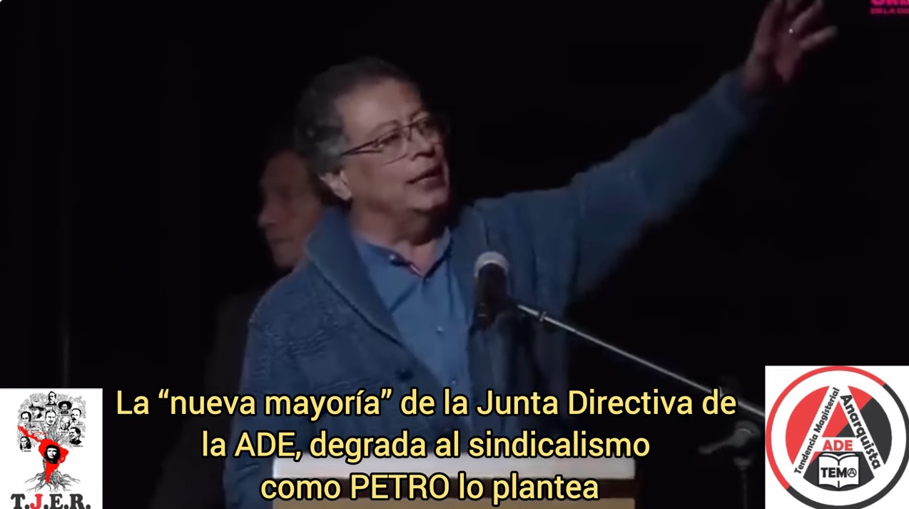 EXPULSAR A L@S AFILIAD@S DE LA ADE POR PENSAR DIFERENTE REFLEJA SU DEGRADACIÓN… como lo expresa Gustavo Petro