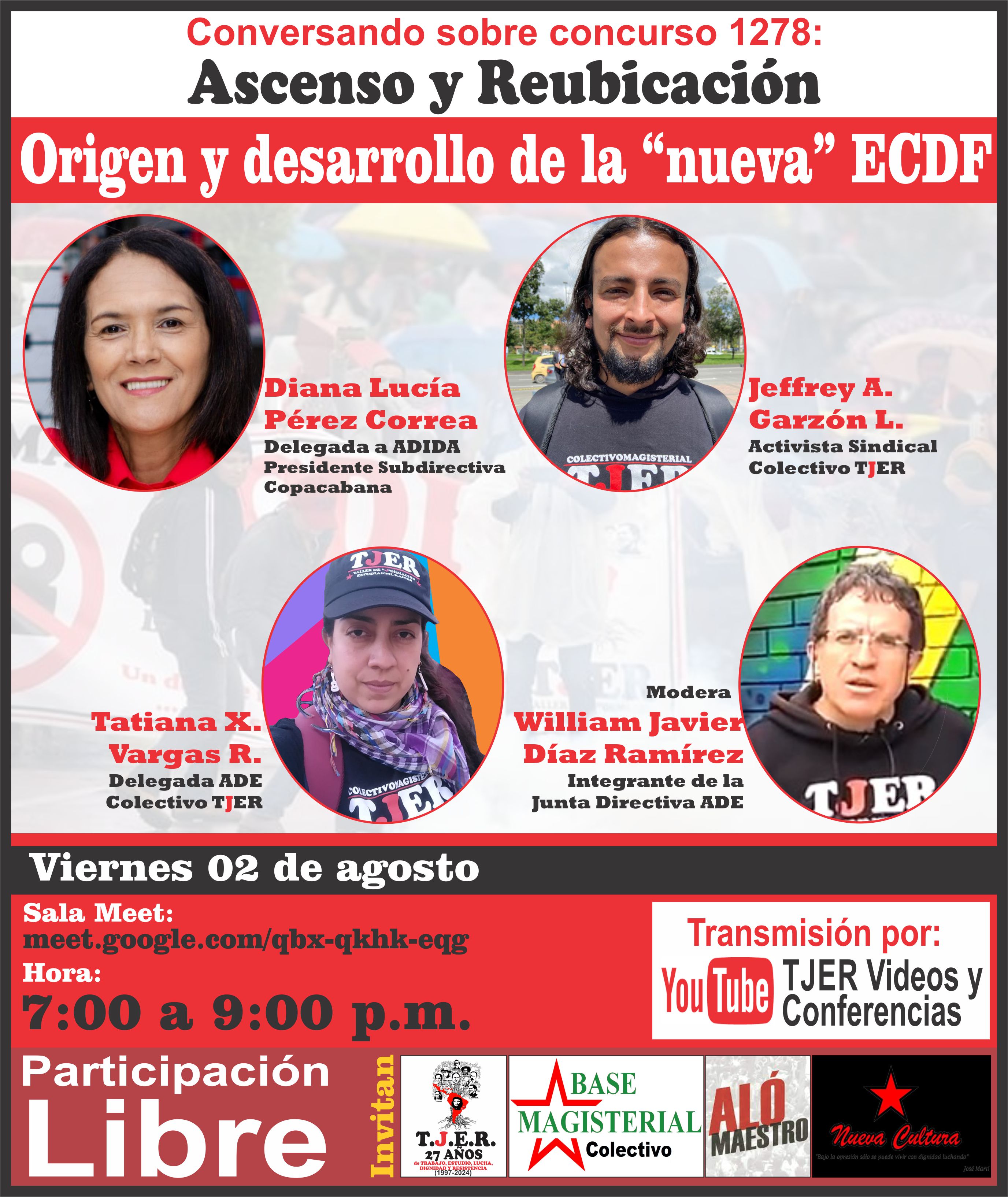 Conversando sobre el 1278: ASCENSO Y REUBICACIÓN. SESIÓN 1