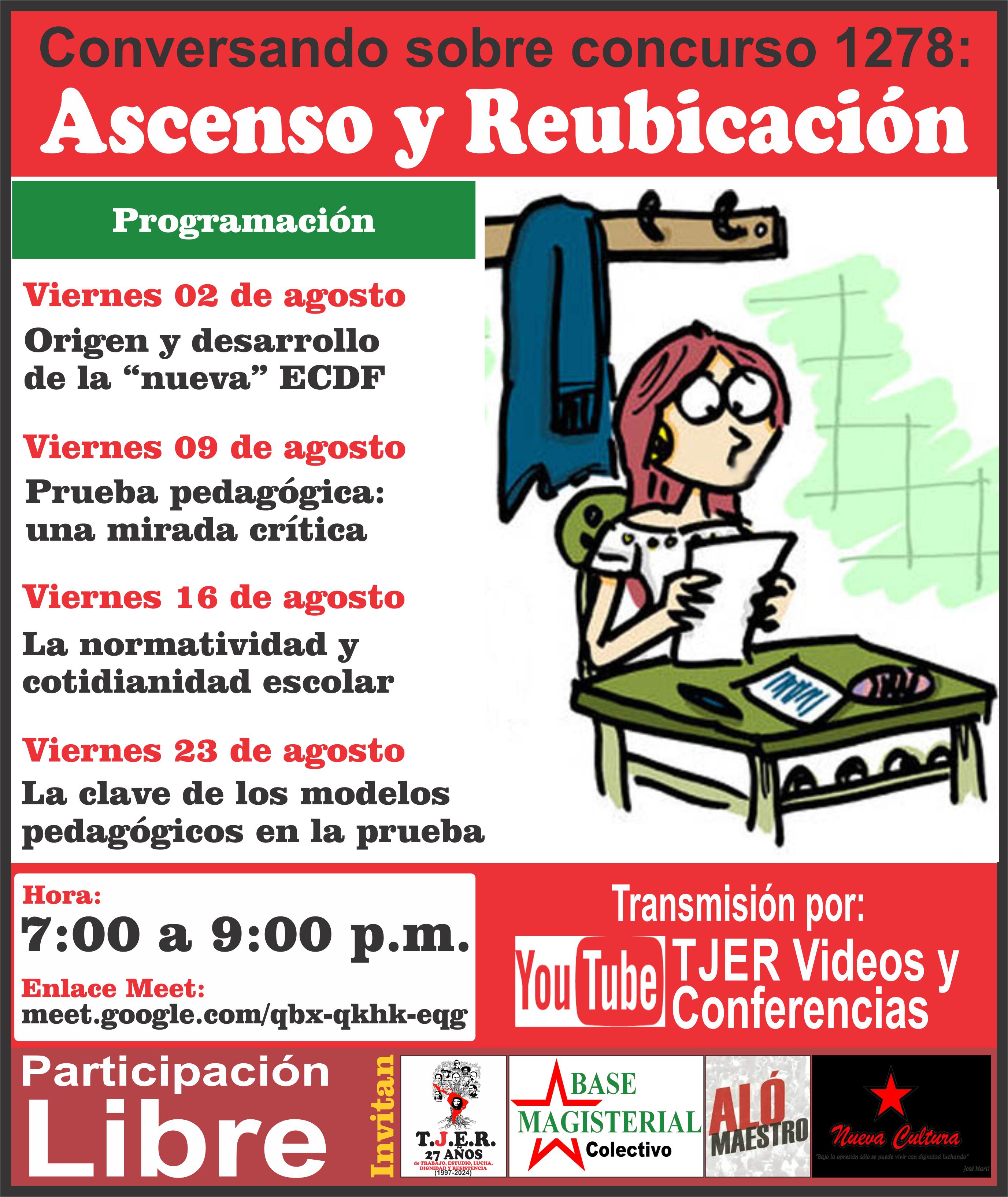 Conversando sobre el 1278. ASCENSO Y REUBICACIÓN. Programación