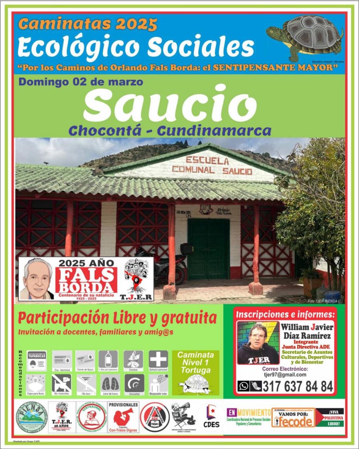 Inscripción 1a Caminata Ecológico Social 2025