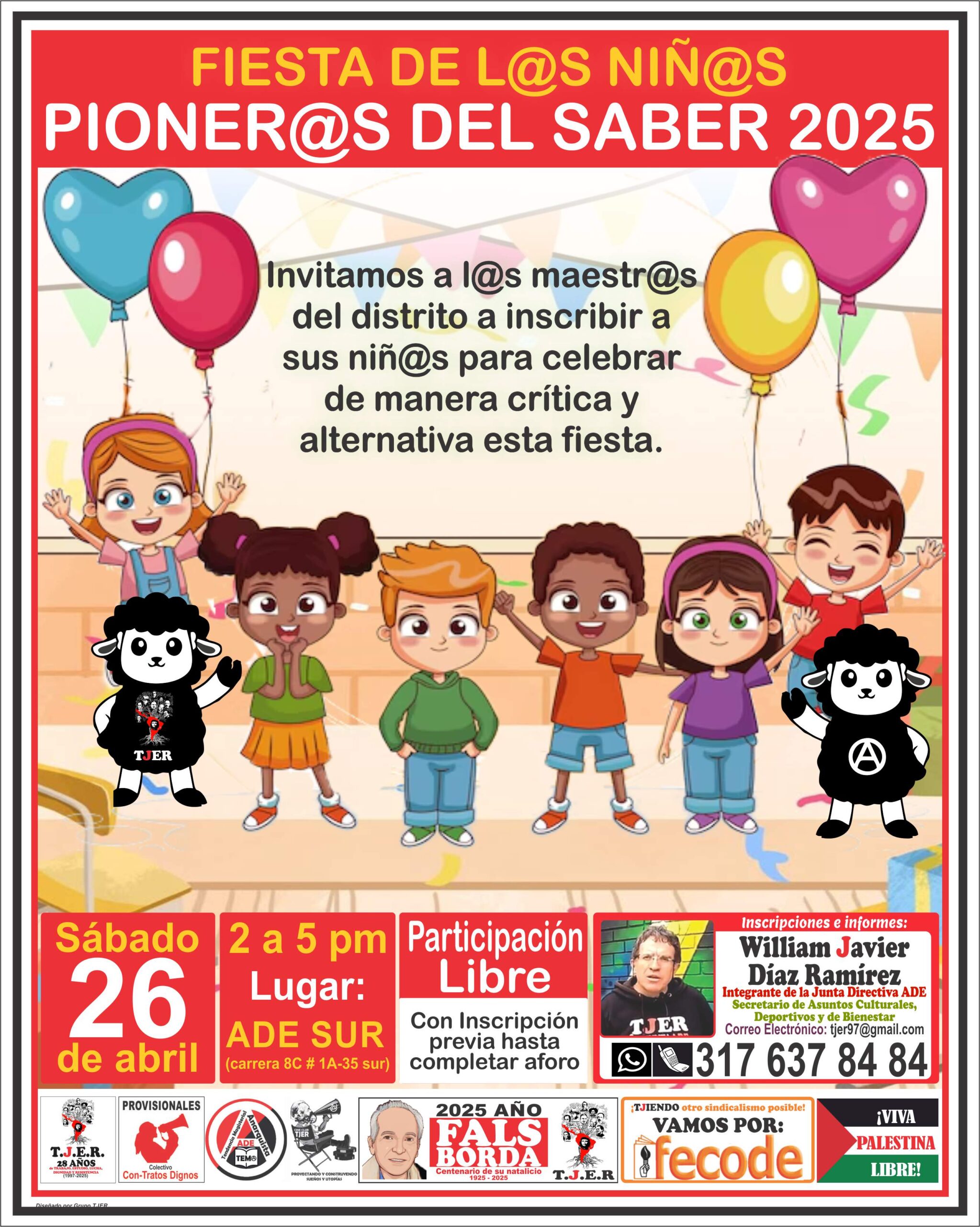 Fiesta de l@s niñ@s. Pioneros del Saber 2025