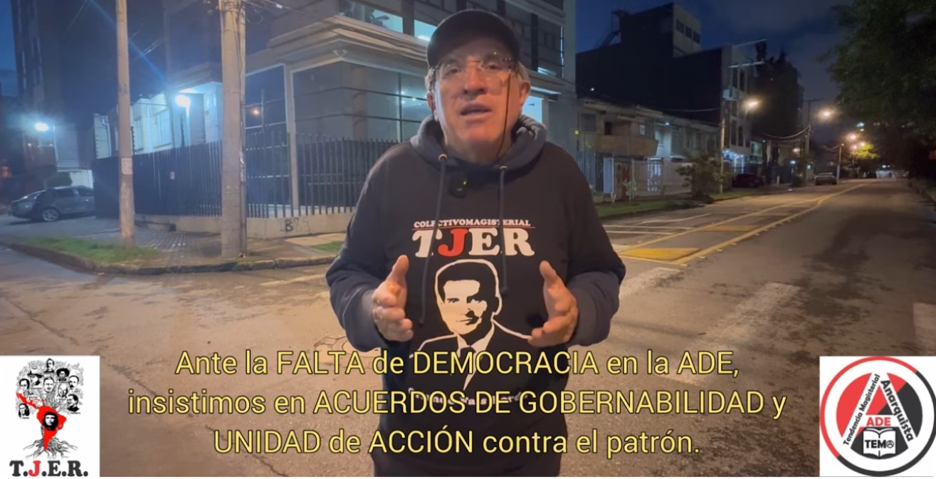 ¡NO MÁS ANTIDEMOCRACIA SINDICAL EN LA ADE!