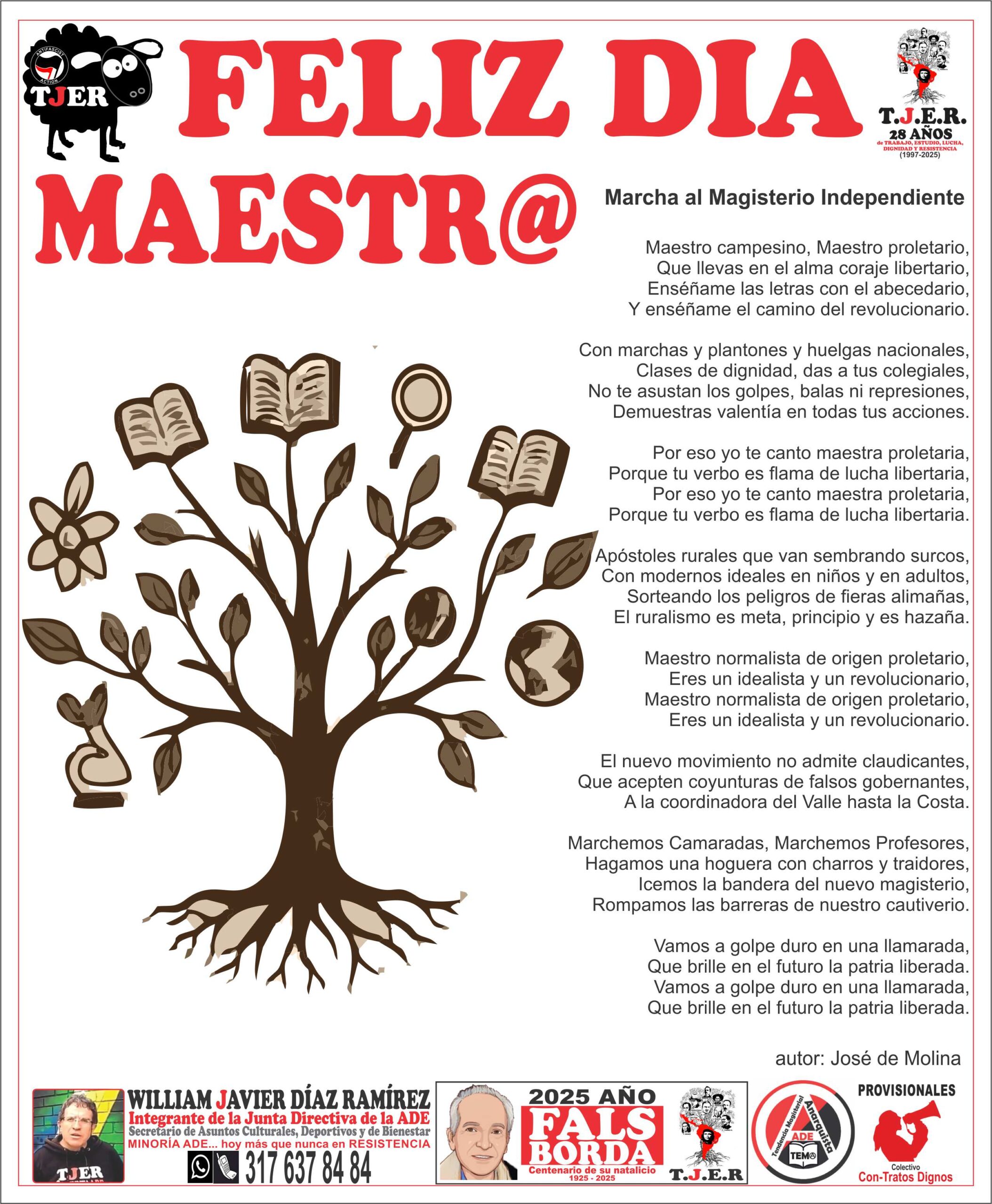 Feliz día Compañer@ Maestr@