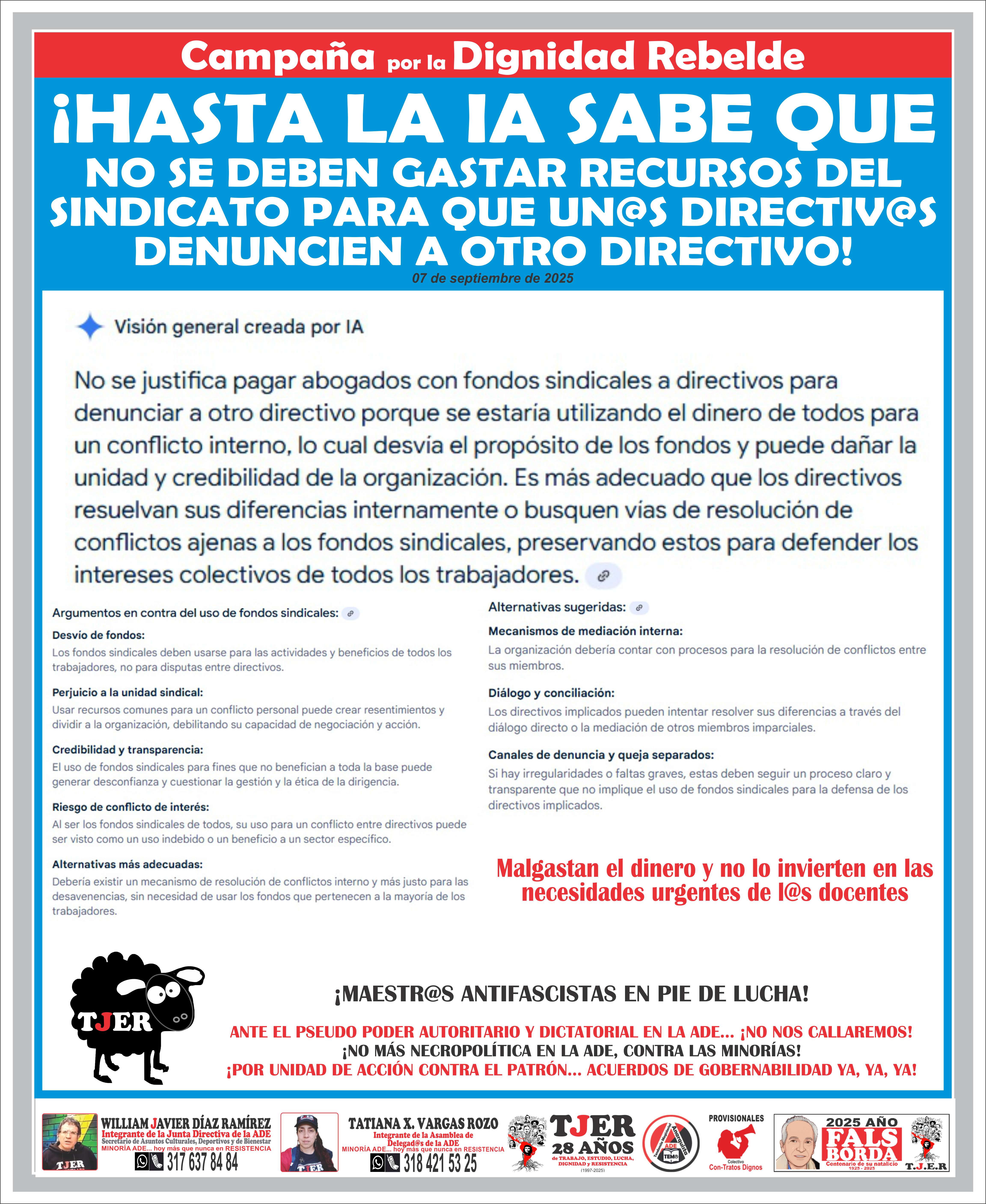 Hasta la IA sabe que…