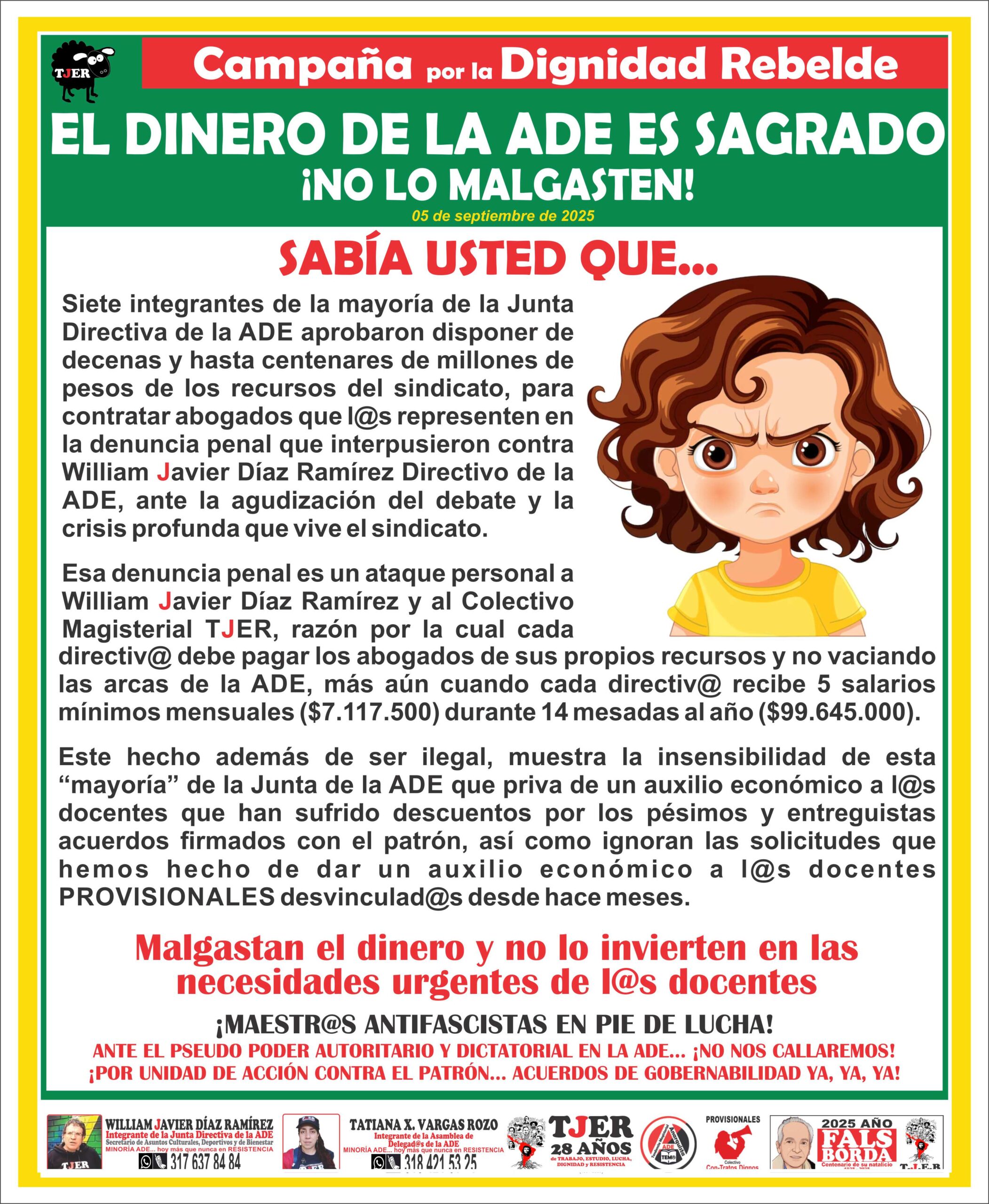 ADE EN CRISIS PROFUNDA