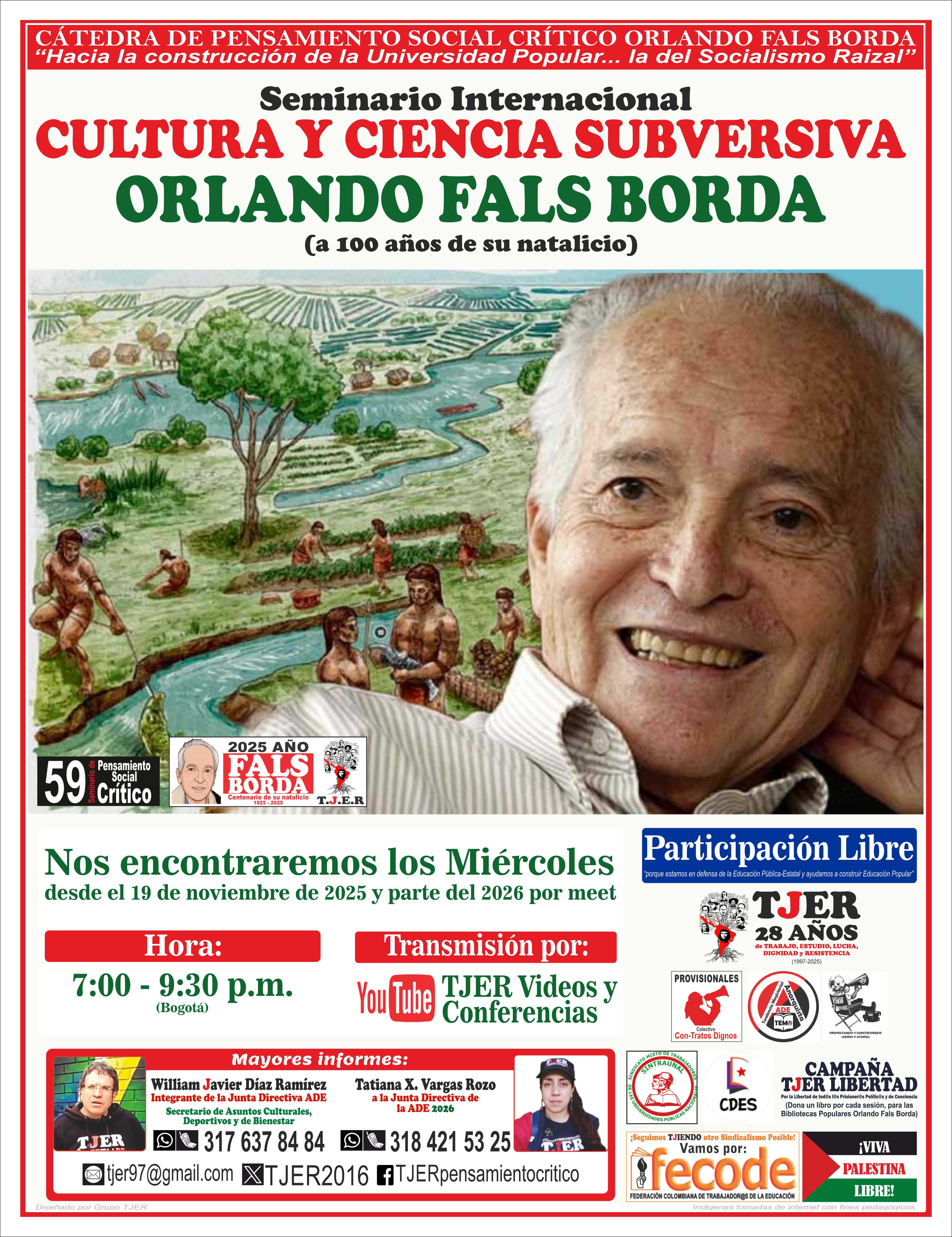 Seminario Internacional CULTURA Y CIENCIA SUBVERSIVA