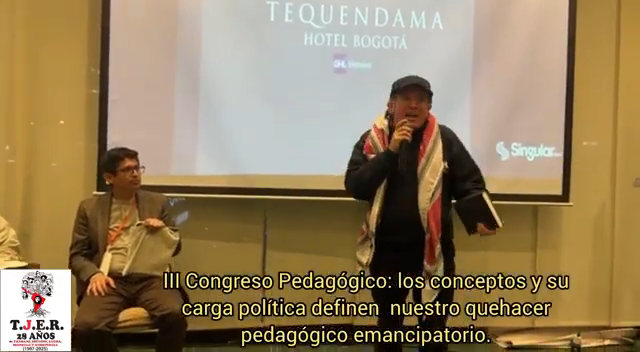 Los conceptos y su carga política definen nuestro quehacer pedagógico emancipatorio