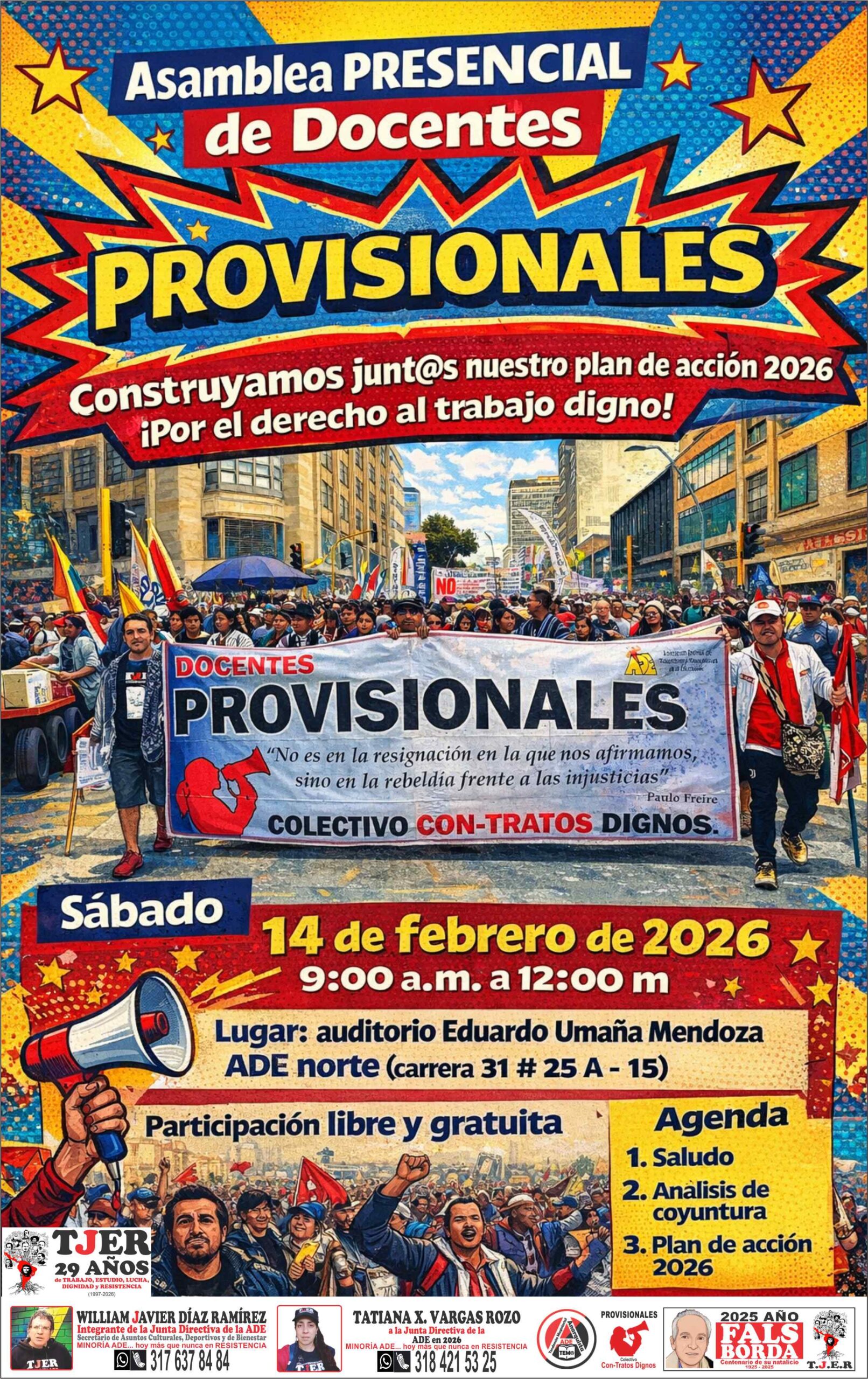 ASAMBLEA PRESENCIAL DE DOCENTES PROVISIONALES