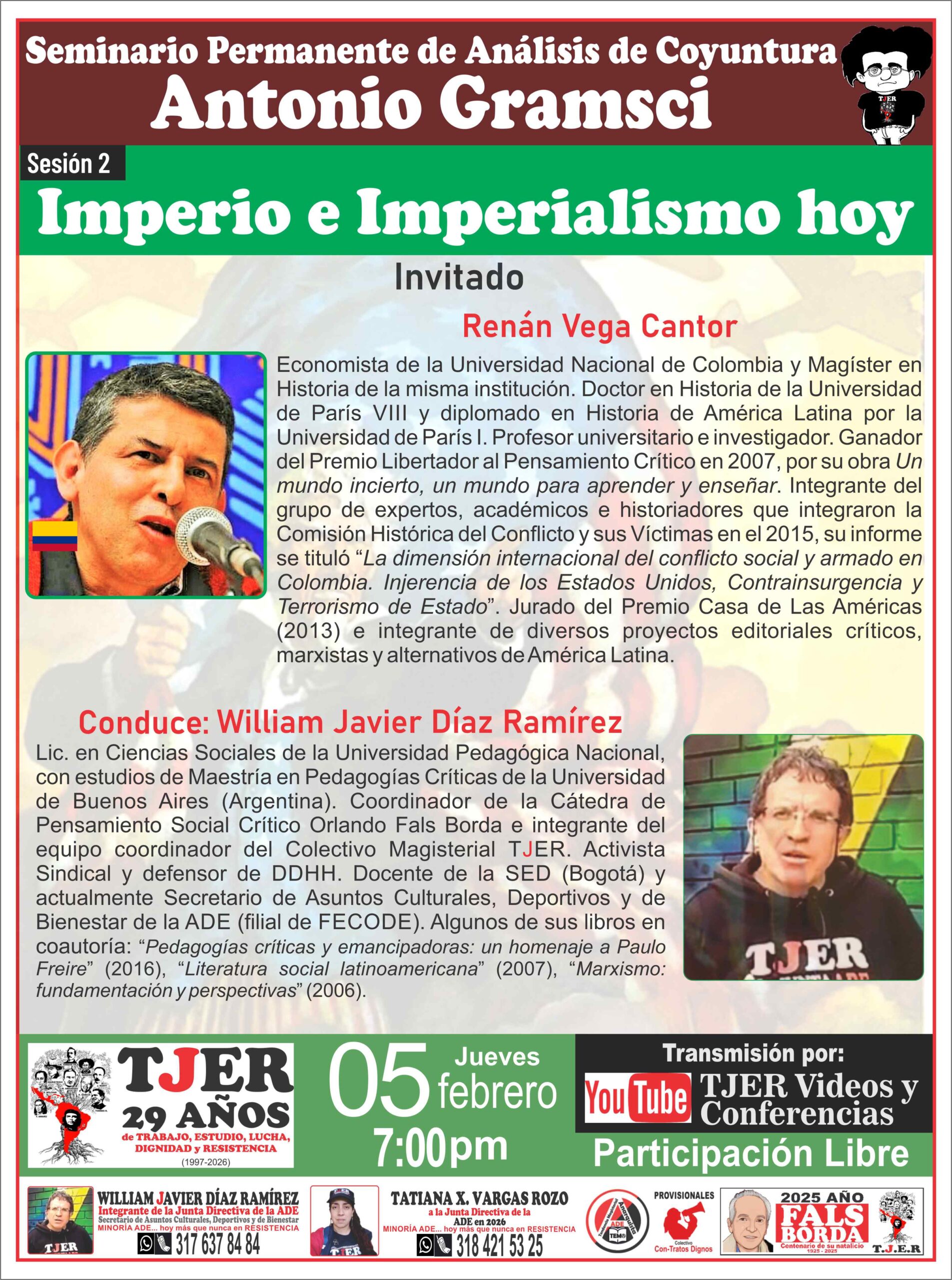 Invitado Sesión Imperio e Imperialismo hoy